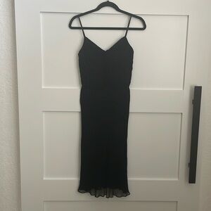 Cache 100% silk black cocktail dress